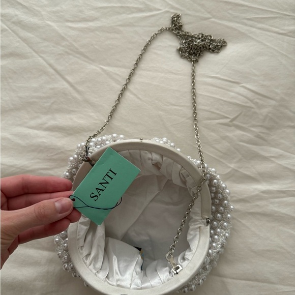 👰‍♀️NWT Santi Imitation Pearl Clutch - Picture 5 of 7